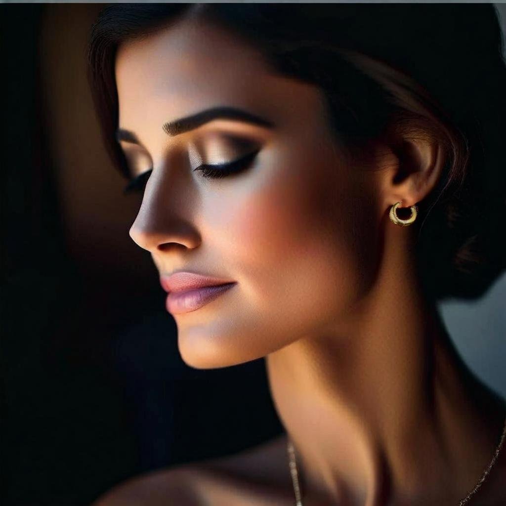 GL0013 - Premium Silver Collection - Round-shaped Earrings Crafted from Sterling 925 Silver